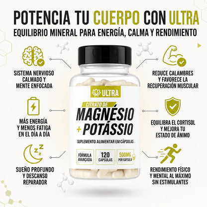 ULTRA CITRATO DE MAGNESIO + POTASIO
