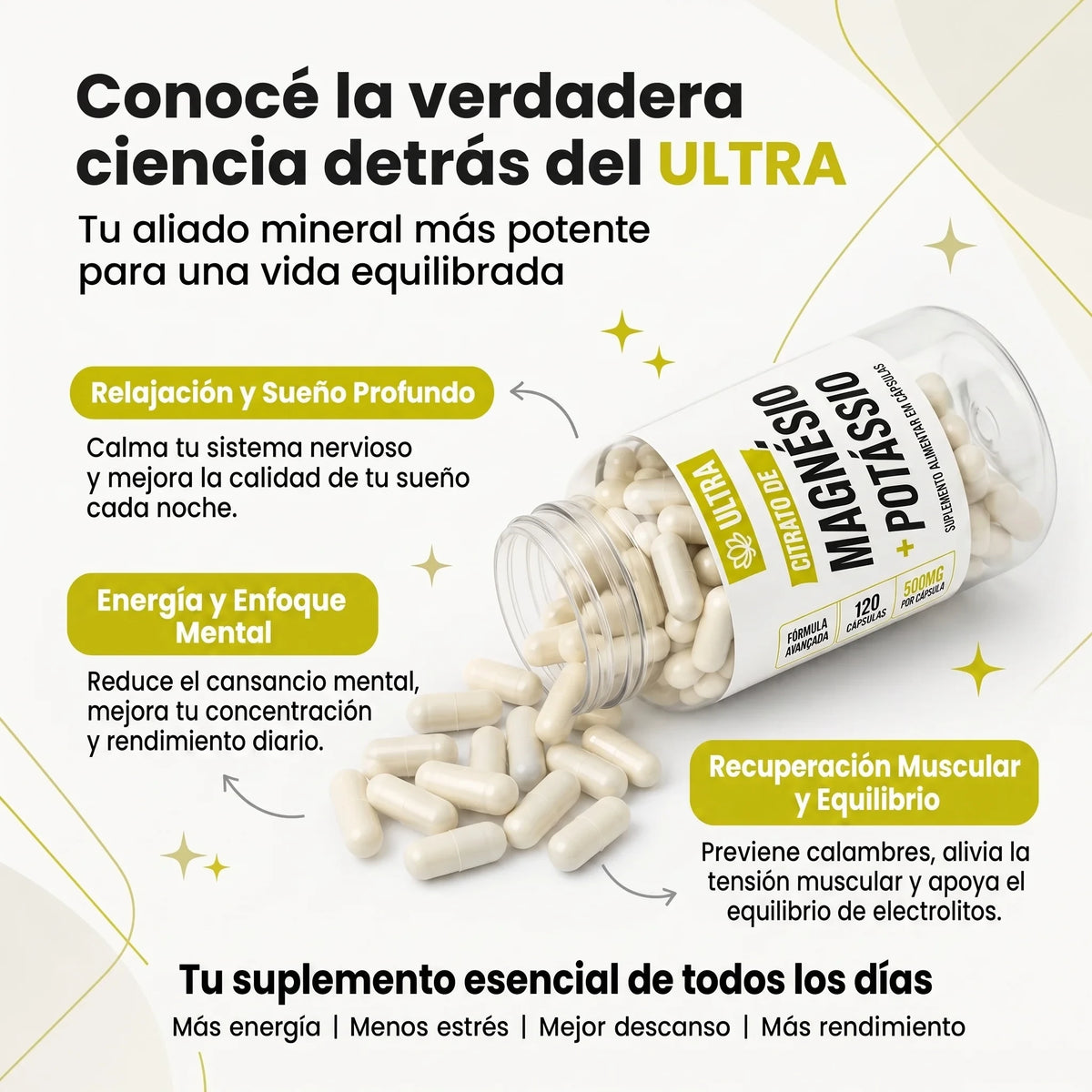 ULTRA CITRATO DE MAGNESIO + POTASIO